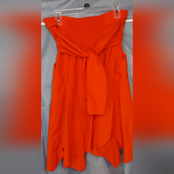 FREE PEOPLE STRAPLESS HANKERCHIEF DRESS SIZE 4 (never worn) - Picture 2 of 6